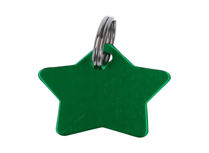 LaserTag ster aluminium groen