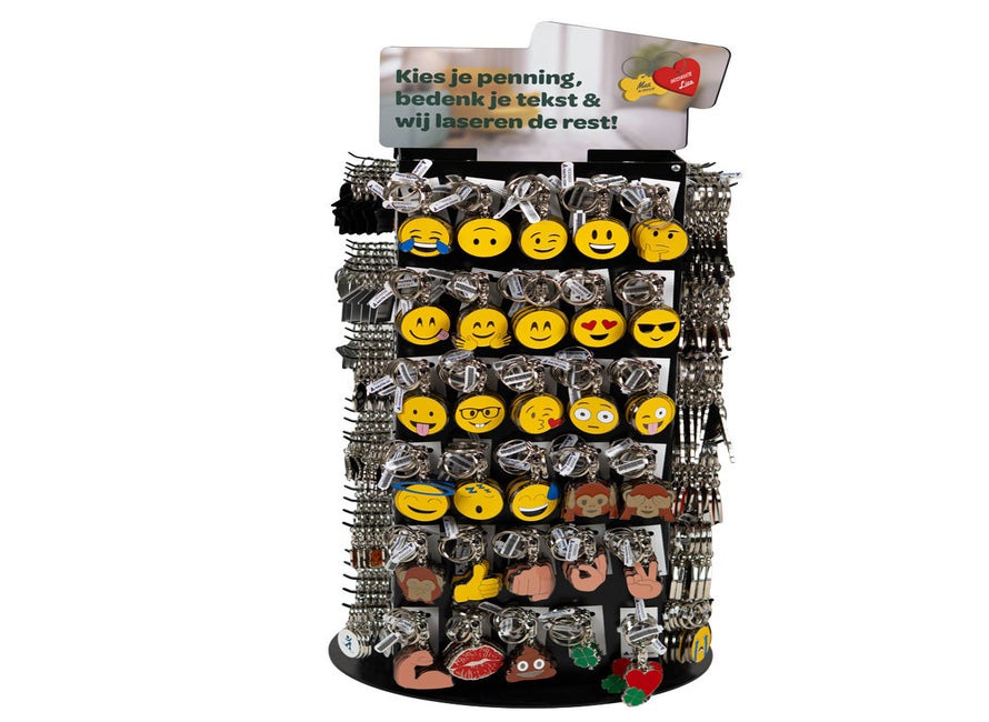 Display 120 haken LaserTag gevuld