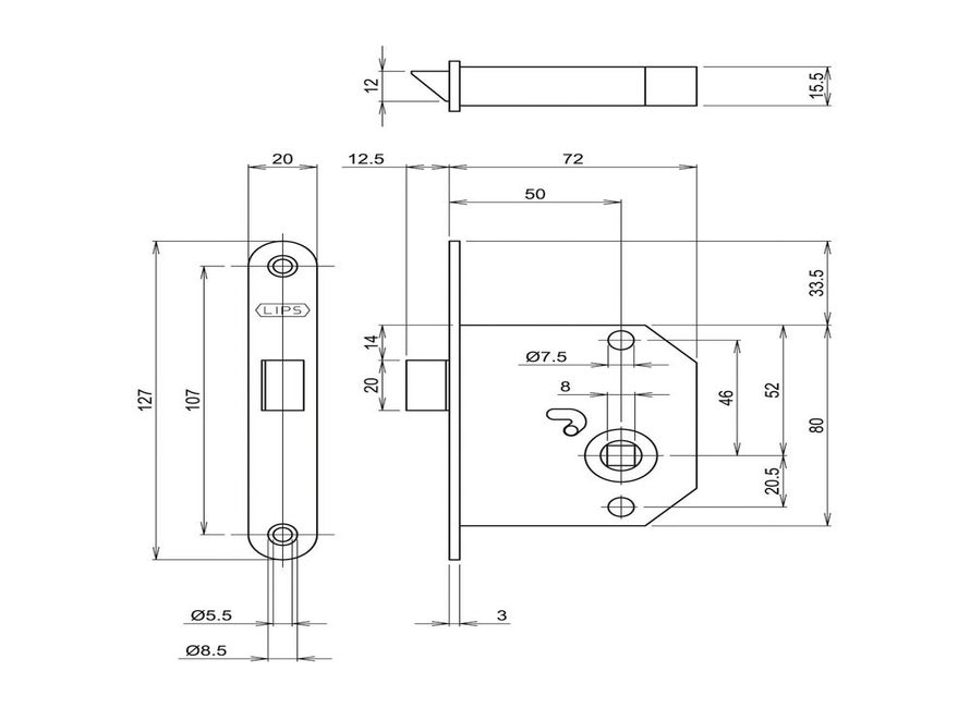 Lips BSW 2084-50/1 LP LR K