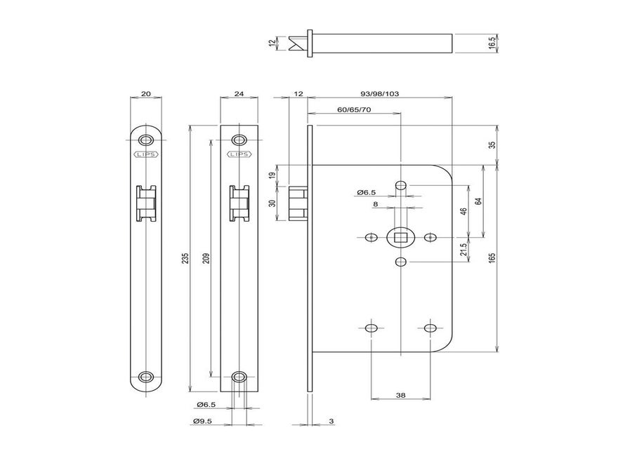 Lips PSU 2435-60-17T24 LP L1-L3