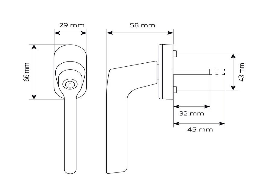 Veilig rbs 7x32x45 wit skg2 c