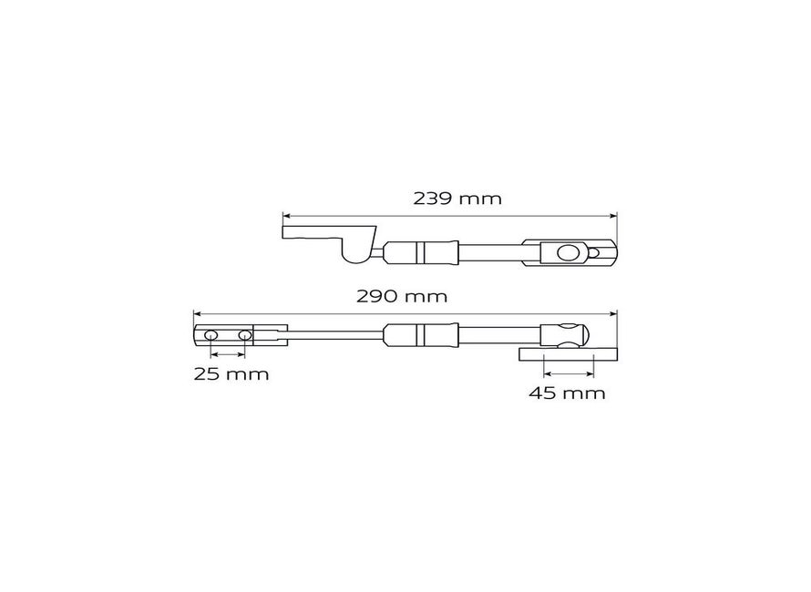 Veilig rutz telescoop 90 wit c