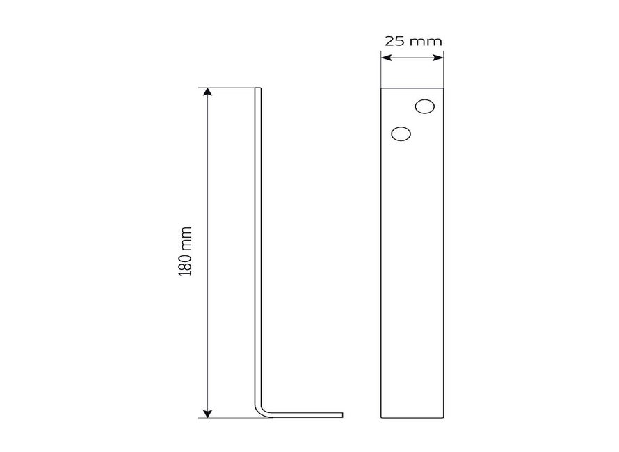 Veilig raamvalijzer 180mm C