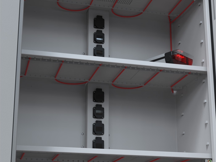 Salvus L3 lithium-ion brandwerende accukast