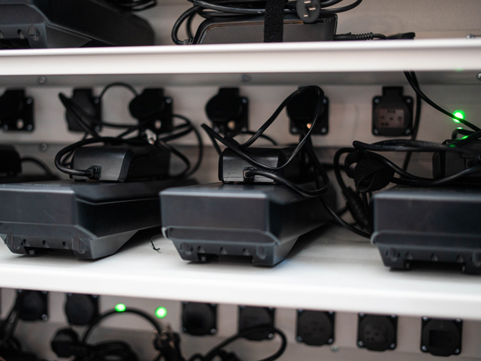 Lithium-ion accu's veilig opladen in de Batteryguard accukast
