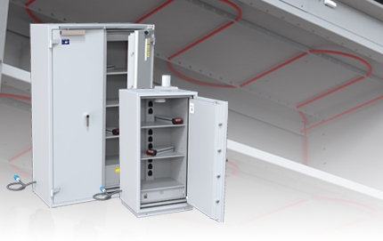 Batteryguard accukast voor veilig opslaan lithium-ion accu's